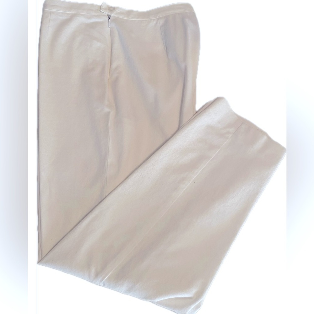 Jones New York Country Stretch White women's pants cotton/spandex size 12